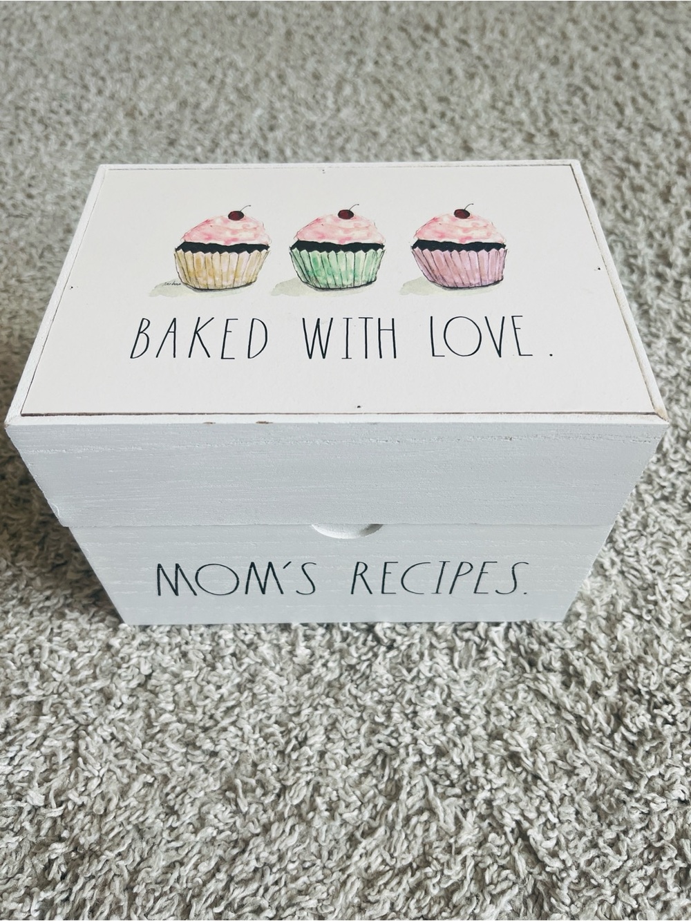 Rae Dunn Recipe Box